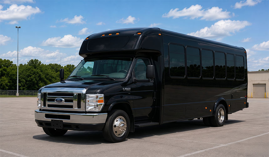 20-passenger minibus for charter in Hibbing, MN